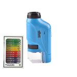Microscópio portátil de laboratório para crianças, brinquedos, Lite Standard (Branco), Lite Standard (Rosa), Lite Standard (Azul), Lite + Suporte (Branco), Lite + Suporte (Rosa), Lite + Suporte (Azul), Lite + Amostra (Branco), Lite + Amostra (Azul)