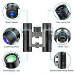 Binóculos APEXEL 10 x 25 Prisma BAK4 Zoom Telescópio para Observação de Aves Caça Caminhadas, APL-RB10X25