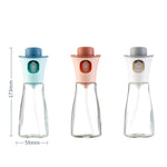 Frasco Pulverizador de Óleo para Cozinhar e Grelhar de Pressão de Grande Calibre, Rosa, Azul, Branco