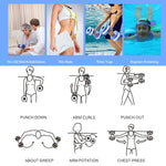 Par de halteres flutuantes de água em espuma EVA para piscina, halteres ajustáveis para exercício