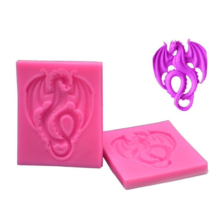 2 PCS Molde de Silicone DIY para Decoração de Bolo de Chocolate Pterodáctilo, Molde de Silicone DIY