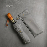 Guarda-chuva Automático de Negócios Grande, Dupla Camada, com 10 Costelas e Resistente ao Vento PARACHASE, Cinzento, Preto, Azul Marinho, Caqui