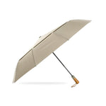 Guarda-chuva Automático de Negócios Grande, Dupla Camada, com 10 Costelas e Resistente ao Vento PARACHASE, Cinzento, Preto, Azul Marinho, Caqui