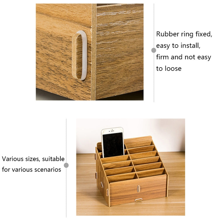 D-86 Office Conference Classroom Mobile Phone Storage Box, Style:, 12 Grids (Walnut), 12 Grids (Oak), 24 Grids (Walnut), 36 Grids (Walnut), 36 Grids (Oak), 48 Grids (Walnut), 48 Grids (Oak), 60 Grids (Walnut), 60 Grids (Oak)