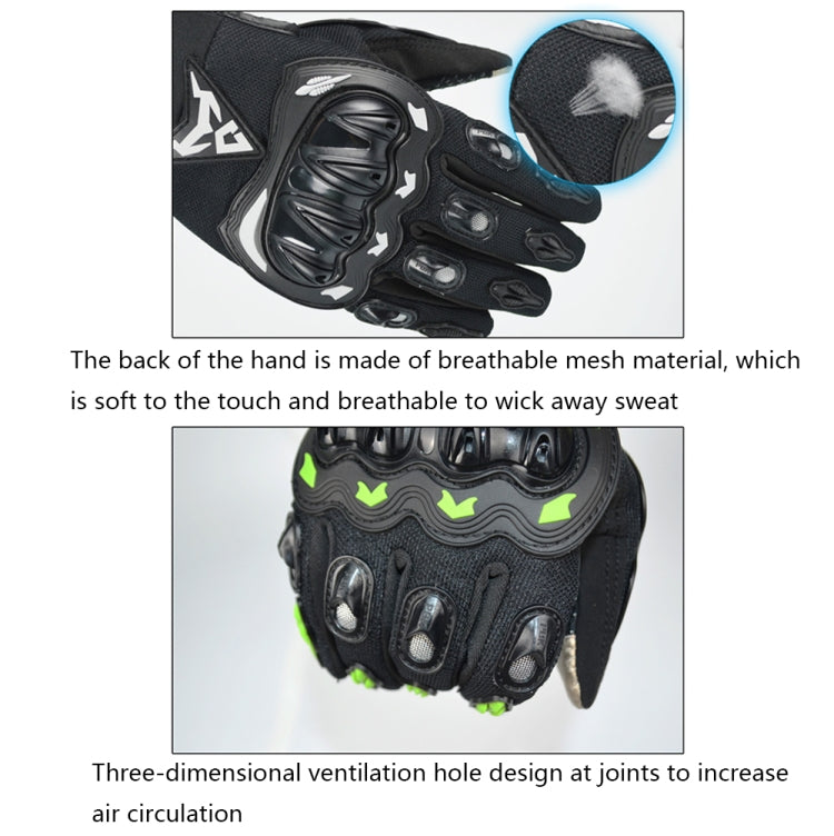 MOTOCENTRIC 13-MC-010 Touch Screen Motorcycle Breathable Gloves, M, XL