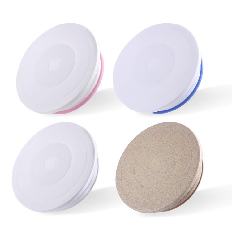 Mesa Giratória para Bolo com Tubagem para Casa, Branco, Trigo, Azul, Rosa