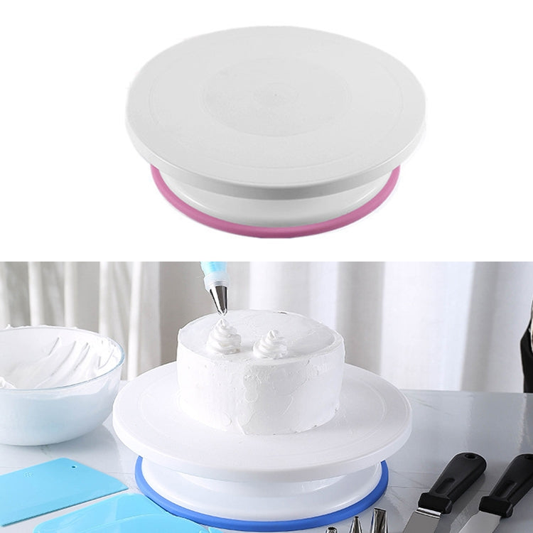 Mesa Giratória para Bolo com Tubagem para Casa, Branco, Trigo, Azul, Rosa