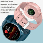 ZL02 Smartwatch Desportivo com Monitorização de Frequência Cardíaca, Pressão Arterial e Oxigénio Pedómetro Bluetooth Sem Fios, Azul, Preto, Rosa, Dourado