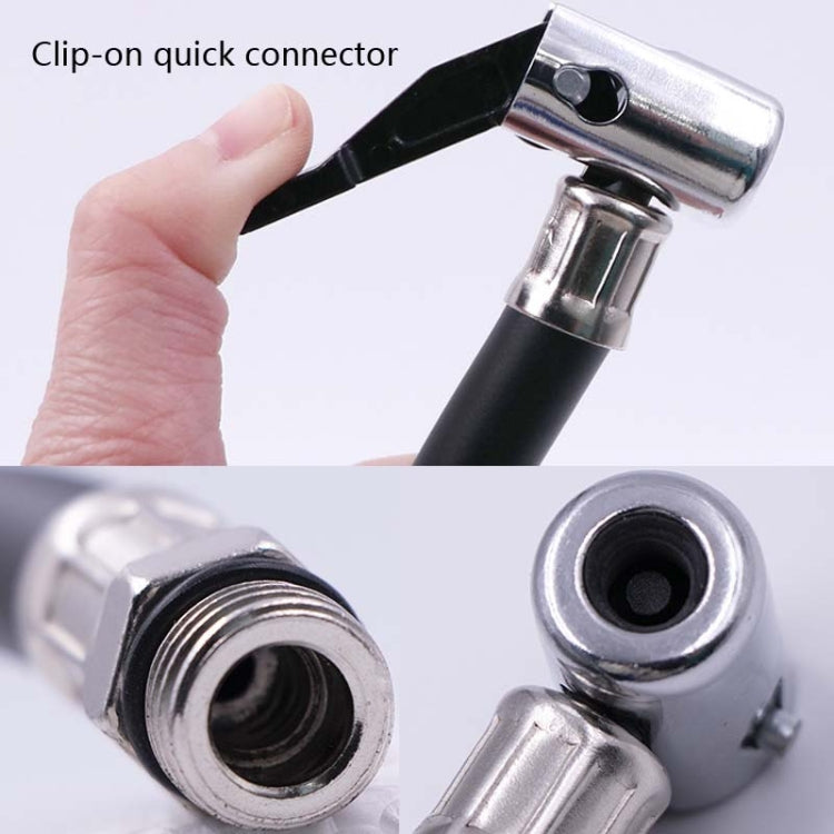 Bocal extensível para bomba insuflável com válvula Schrader, tubo de extensão para enchimento rápido de pneus, tubo de extensão para bocal