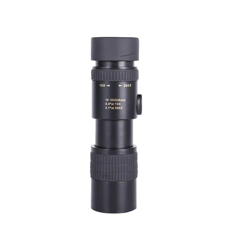 Monóculo 10-300x40 HD Telescópio Prisma BAK4, Estilo:, Standard