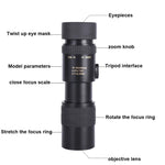 Monóculo 10-300x40 HD Telescópio Prisma BAK4, Estilo:, Standard