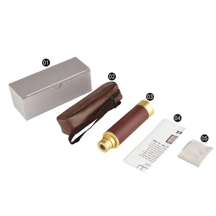Monóculo de Bolso Pirata 25x32 de Alta Potência, Estilo:, 25x32 Standard