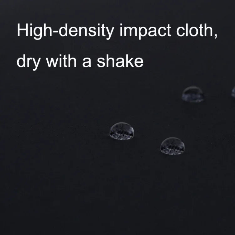 Guarda-chuva Automático de Três Dobras com Cabo Curvo em Madeira Maciça e 10 Costelas PARACHASE, Cinzento, Preto, Azul Marinho
