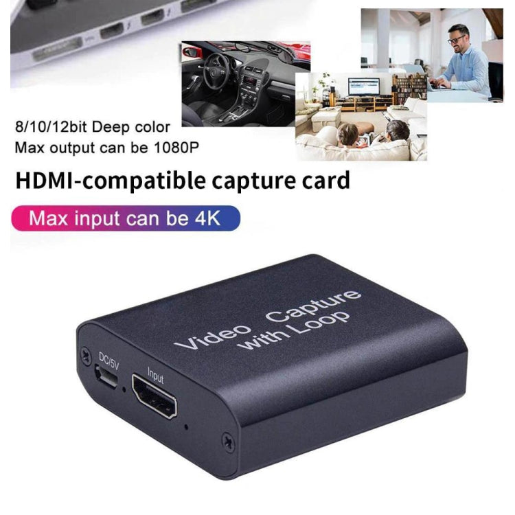 Placa de Captura de Vídeo USB para HDMI HD Suporta 4K X 2K