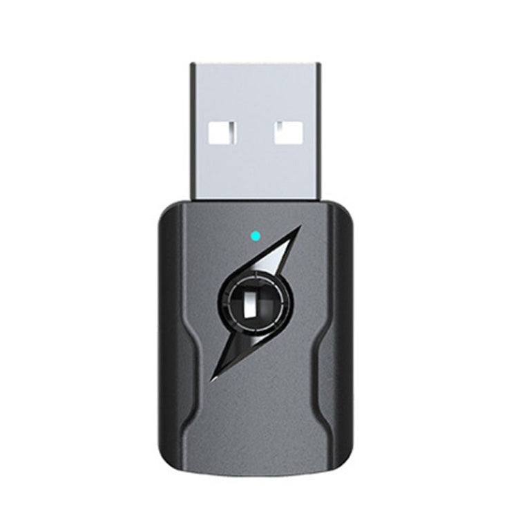 Transmissor Bluetooth 5.0 Receptor AUX Adaptador de Áudio USB com Saída Dupla para Computador, M136