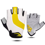 Luvas de bicicleta GIYO S-14 com dedos meio cortados, almofada de palma em gel absorvente de choque, S, M, L, XL, XXL