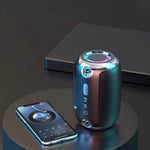 S1 Altifalante Bluetooth Portátil Som Estéreo HIFI, Preto Frio, Cinzento Prateado, Azul Profundo, Vermelho Encantador