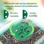 Kit de 5 Conjuntos de Bandejas para Germinação de Sementes, Bandeja de Germinação com Luz de Crescimento, Preto, Verde