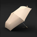 Guarda-chuva Anti-UV para Chuva ou Sol com Cola Preta Clara