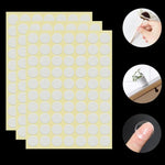 Fita Adesiva Transparente Redonda de Dupla Face, Impermeável, Cola Acrílica Sem Rasto, 50pcs/folha 25x0.5mm