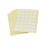 Fita Adesiva Transparente Redonda de Dupla Face, Impermeável, Cola Acrílica Sem Rasto, 50pcs/folha 25x0.5mm