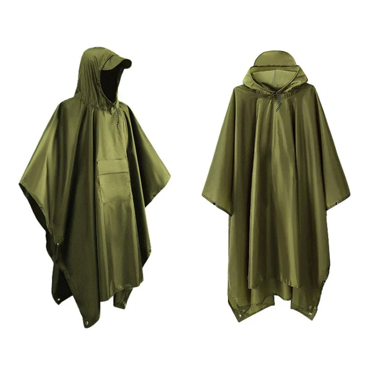 3 em 1 Capa de Chuva Mochila Montanhismo Exterior Capa de Chuva para Caminhada
