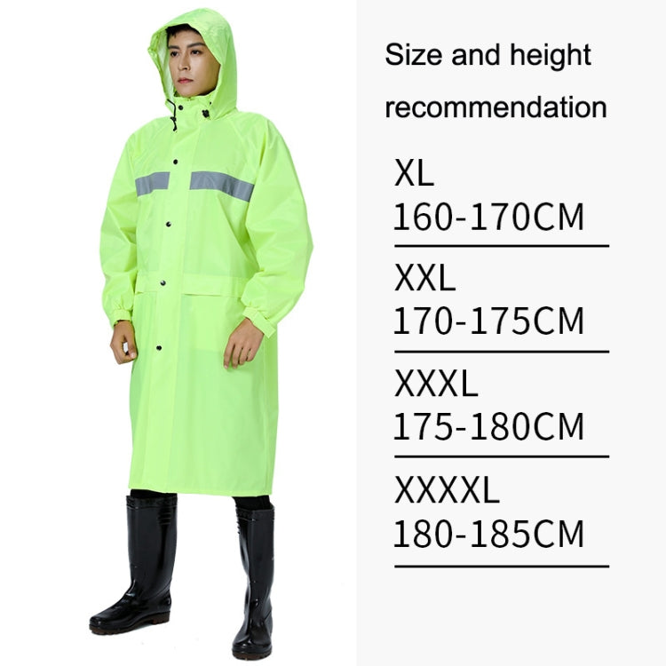 X18 Capa de Chuva Siamês para Adultos para Exterior com Reflexo para Ciclismo, XL, XXL, XXXL, XXXXL