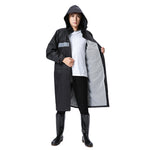 X18 Capa de Chuva Siamês para Adultos para Exterior com Reflexo para Ciclismo, XL, XXL, XXXL, XXXXL