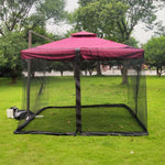 HY-0205 300 x 230 cm Outdoor Parasol Anti-mosquito Net Cover, Square Umbrellas, Folding Tents