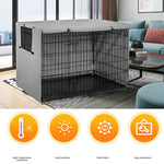 Capa para gaiola de animais em tecido Oxford para exterior, proteção contra pó, chuva e sol, 63,5x48x50cm, 79x50,8x53cm, 94x61x63,5cm, 109x74x76cm, 124,5x79x84cm