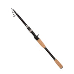 Vara de pesca telescópica de carbono para isco, secção curta, vara de lançamento, 1,8m, 2,1m, 2,4m, 2,7m, 3,0m