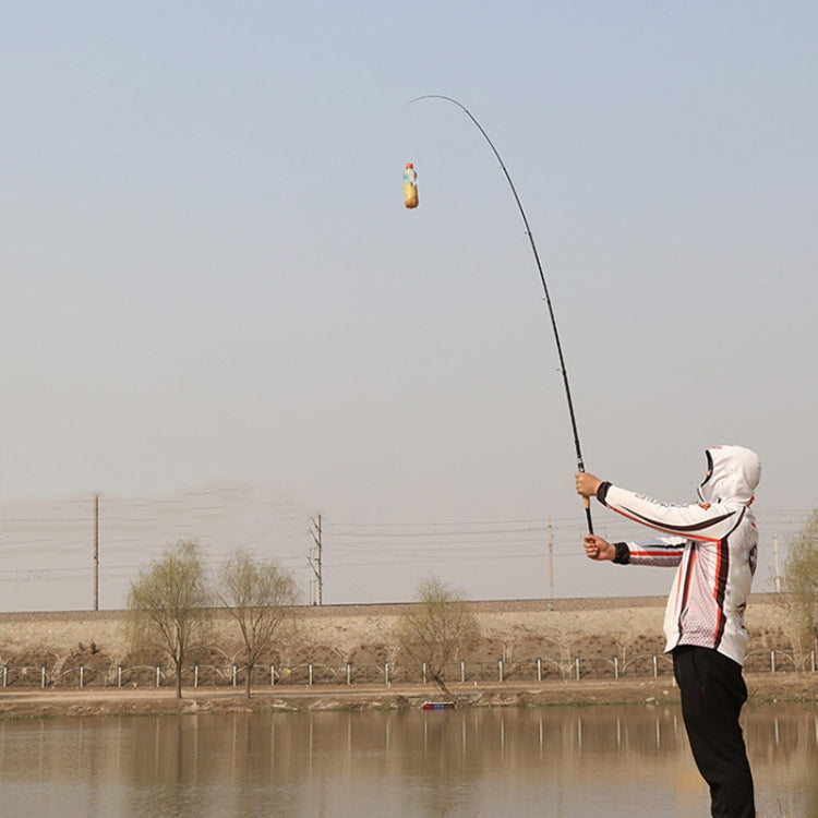 Vara de pesca telescópica de carbono para isco, secção curta, vara de lançamento, 1,8m, 2,1m, 2,4m, 2,7m, 3,0m