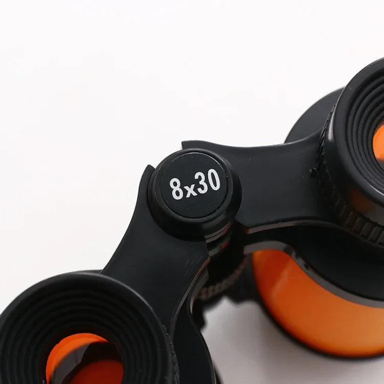 Binóculos de Brinquedo Mini HD para Crianças 20004, 8X30 Laranja, 8X30 Vermelho, 8X30 Azul