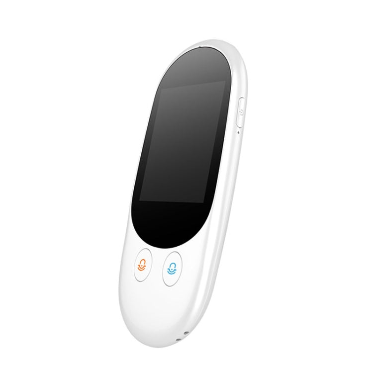 Tradutor Simultâneo de Viagens Tradutor de Voz Inteligente com Digitalização e Gravação, Branco, Preto
