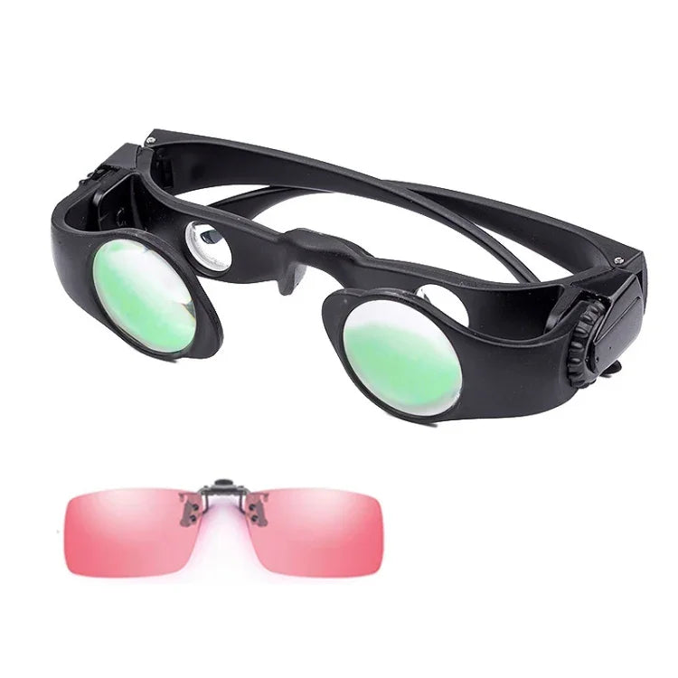 8x Fishing Binoculars Zoomable Telescope Glasses ,Style:, Only Telescope, Telescope+Gray Clip, Telescope+Yellow Clip, Telescope+Red Clip, Telescope+Gray Yellow Clip, Telescope+Gray+Red Clip, Telescope+Yellow+Red Clip, Telescope+Three-color Clip