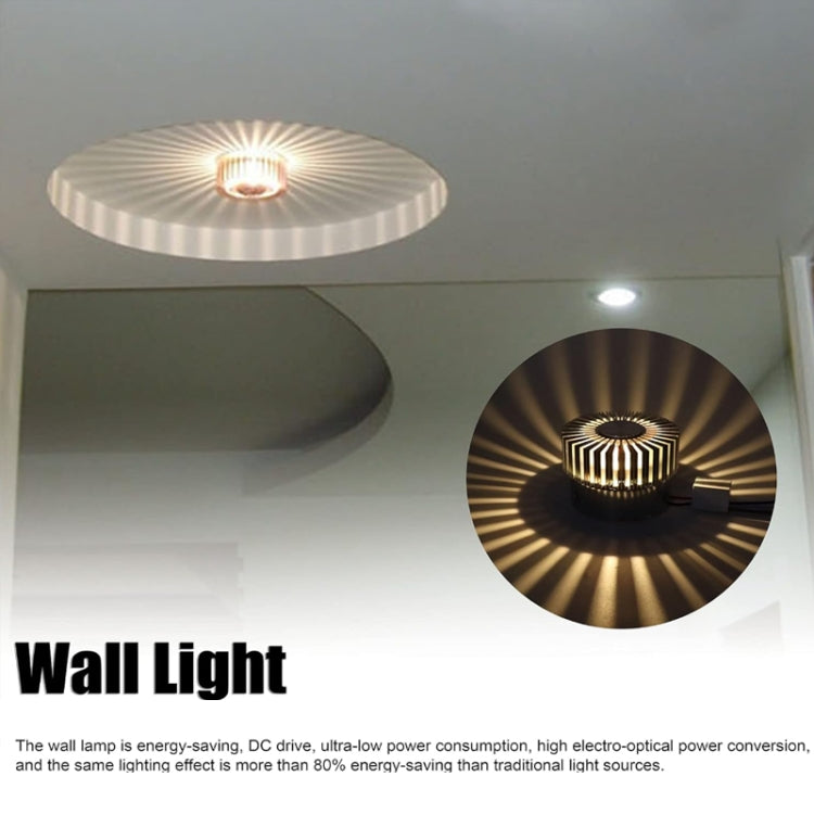 Luz de Corredor de Alumínio LED Lâmpada de Corredor Girassol Luz Decorativa, Instalação Visível 1W, Instalação Visível 3W, Instalação Invisível 1W, Instalação Invisível 3W