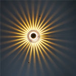 Luz de Corredor de Alumínio LED Lâmpada de Corredor Girassol Luz Decorativa, Instalação Visível 1W, Instalação Visível 3W, Instalação Invisível 1W, Instalação Invisível 3W