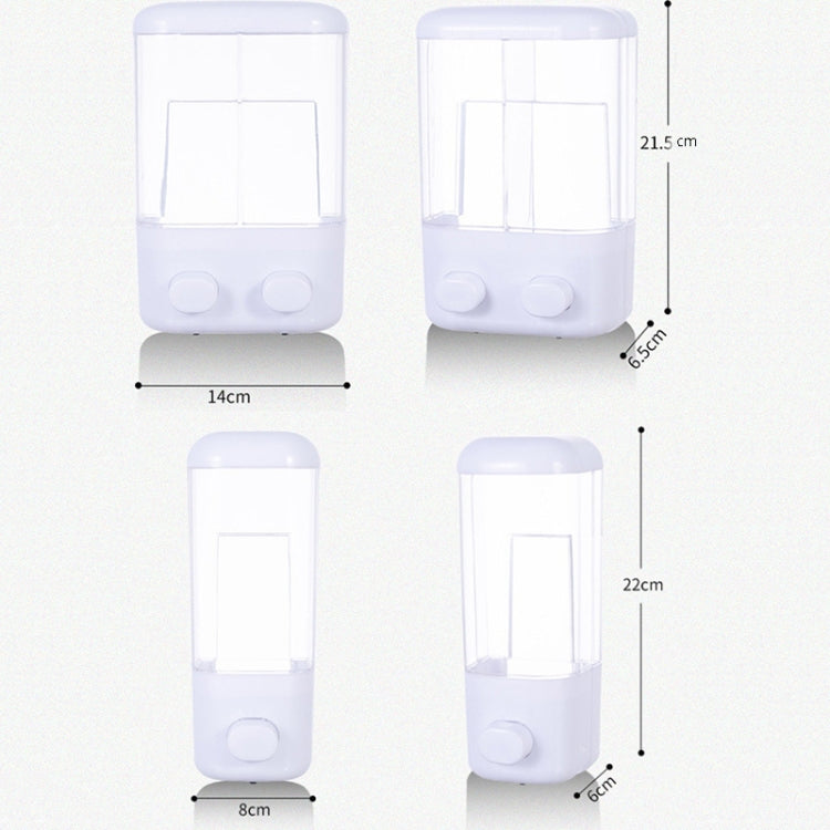 Hotel Bathroom Manual Soap Machine Wall Hanging Paste Transparent Soap, Single Head, Double Head