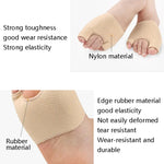 1 Par de Meias Corretoras para Hallux Valgo Almofada U em Forma de Fio para Antepé, S, L