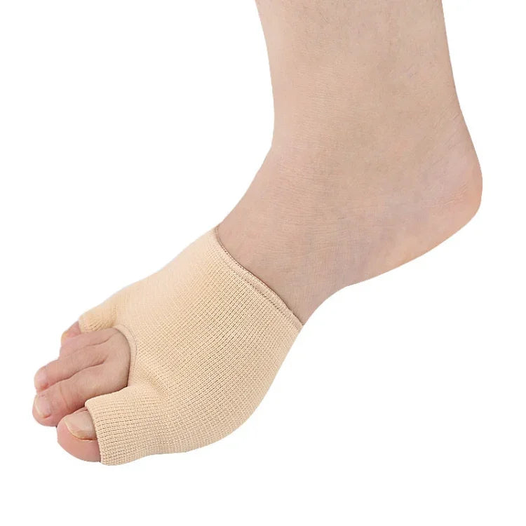 1 Par de Meias Corretoras para Hallux Valgo Almofada U em Forma de Fio para Antepé, S, L