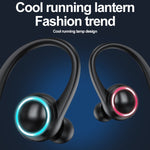 Auricular Bluetooth A1S com Gancho para Orelha, Som Verdadeiro, Desportivo, Auricular Único, A1S Preto, A1S Branco