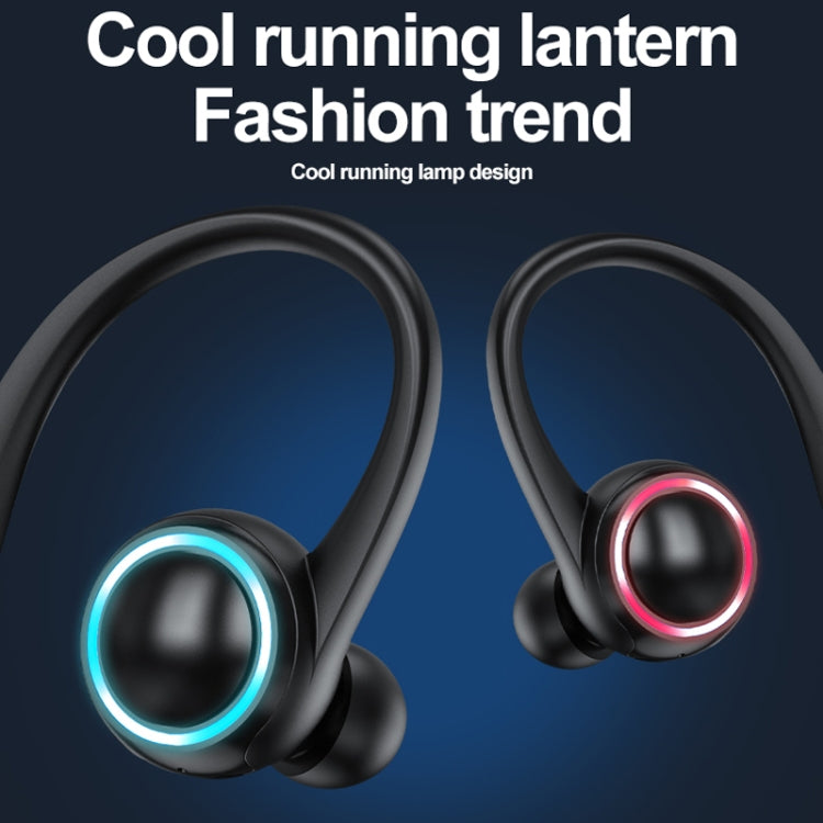 Auricular Bluetooth A1S com Gancho para Orelha, Som Verdadeiro, Desportivo, Auricular Único, A1S Preto, A1S Branco
