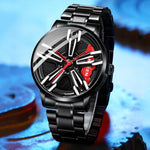 FNGEEN L001 Motorcycle Element Wheel Metal Men Watch, Black steel Red Surface, Black Steel Green Surface, White Steel Red Surface, White Steel Green Surface, Black Net Black Steel Red Surface, Black Net Black Steel Green Surface                        ...