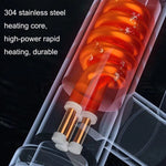 Torneira elétrica doméstica para água quente com ficha EU, estilo:, tipo em aço inoxidável, tipo universal para tubo em aço inoxidável