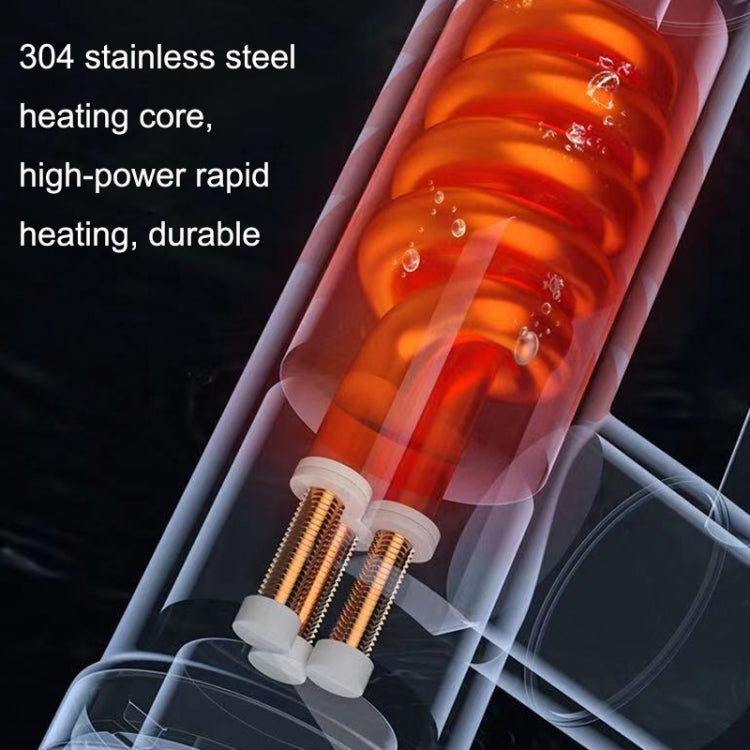 Torneira elétrica doméstica para água quente com ficha EU, estilo:, tipo em aço inoxidável, tipo universal para tubo em aço inoxidável