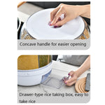 Kitchen Divider Rotating Cereal Storage Box, Cereal Storage Box