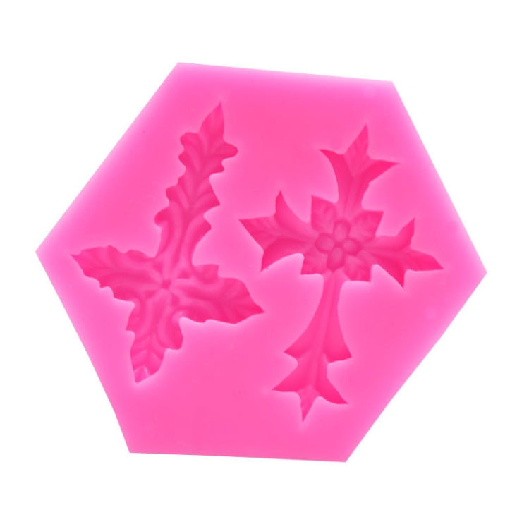 4 peças de forma de silicone para fondant em forma de cruz para bolos, forma em cruz
