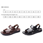Chinelos Sandálias de Uso Duplo Antiderrapantes para Homem, Sapatos Casuais de Praia, 40, 41, 42, 43, 44, 45, 46, 47