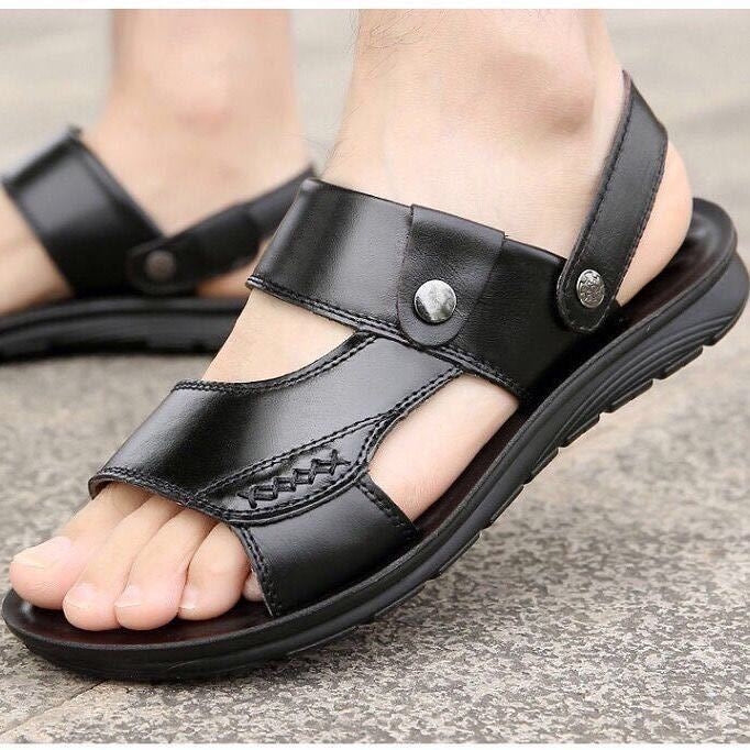 Chinelos Sandálias de Uso Duplo Antiderrapantes para Homem, Sapatos Casuais de Praia, 40, 41, 42, 43, 44, 45, 46, 47