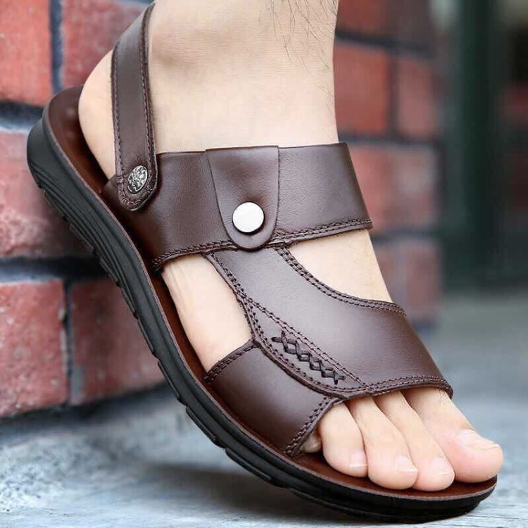 Chinelos Sandálias de Uso Duplo Antiderrapantes para Homem, Sapatos Casuais de Praia, 40, 41, 42, 43, 44, 45, 46, 47